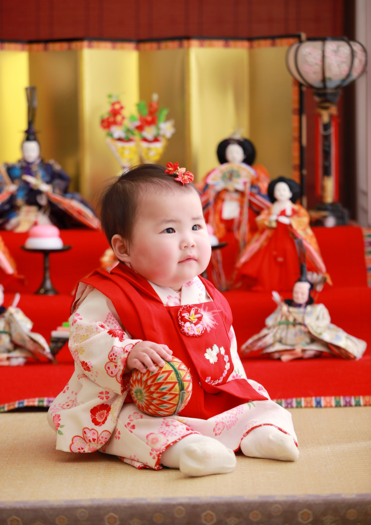 初節句の出張撮影の記念写真(エミリィ)
