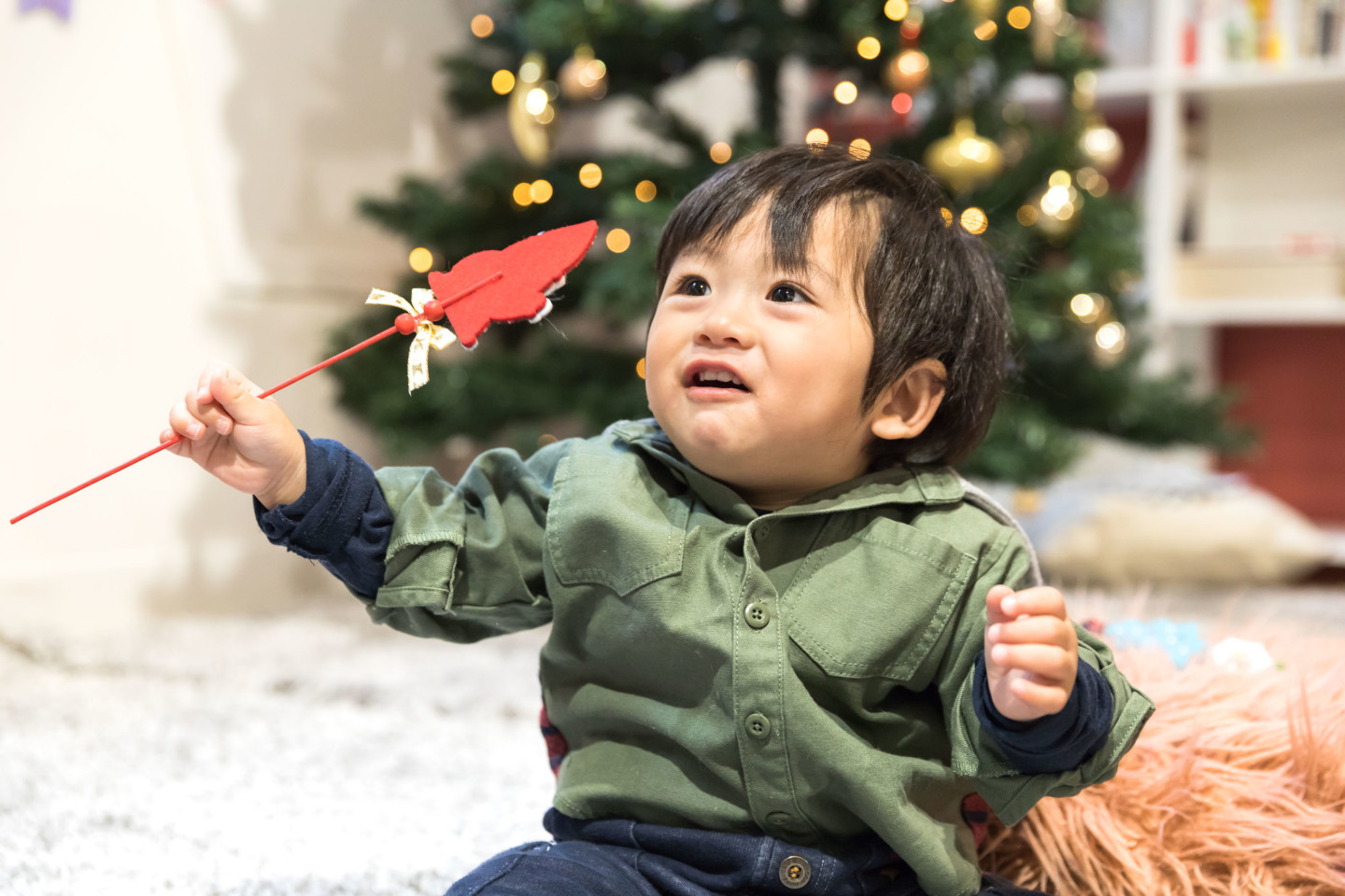 Koji Takayanagiの出張撮影したクリスマスのキッズ写真 (エミリィ)