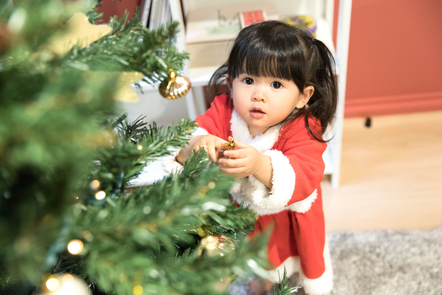 Koji Takayanagiが撮ったクリスマス撮影会のキッズ写真(エミリィ)
