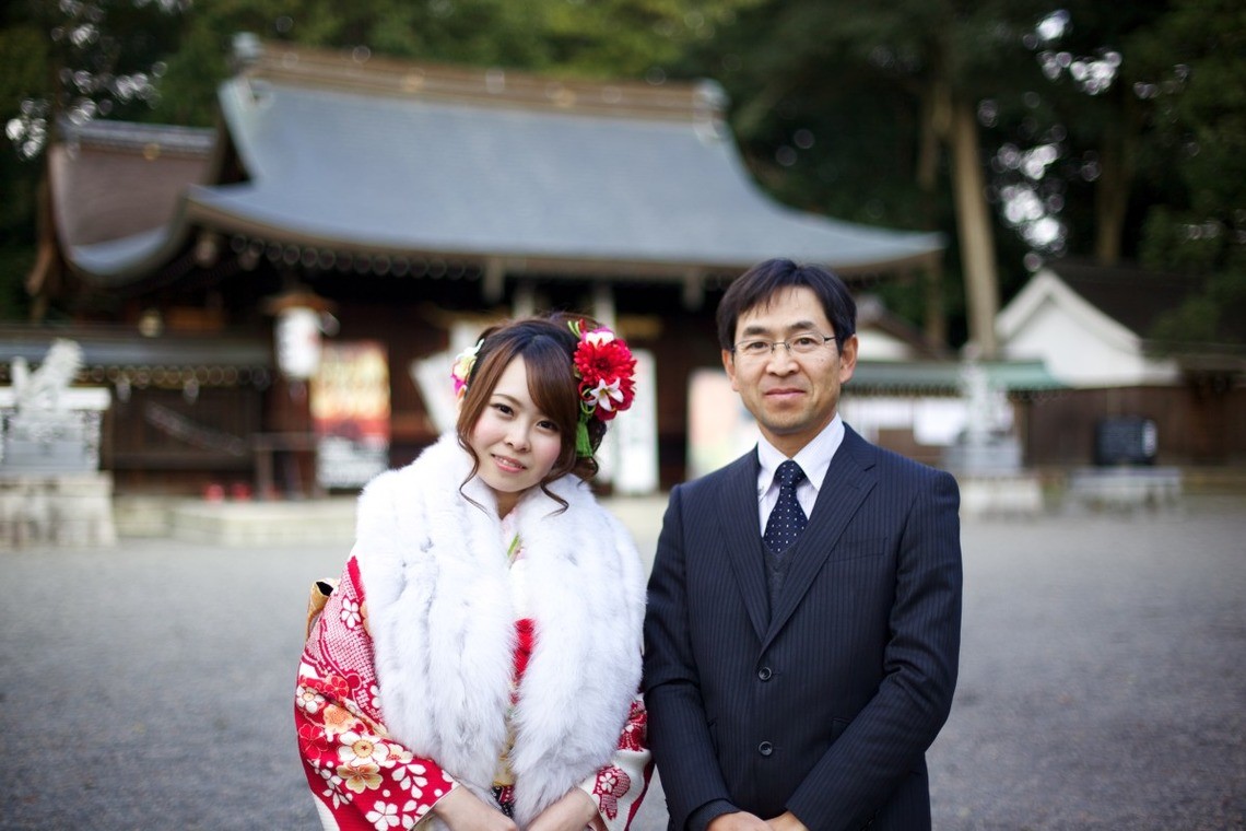 アトリエエピカ(清水　一哉)が出張撮影した美しい成人式写真（エミリィ）