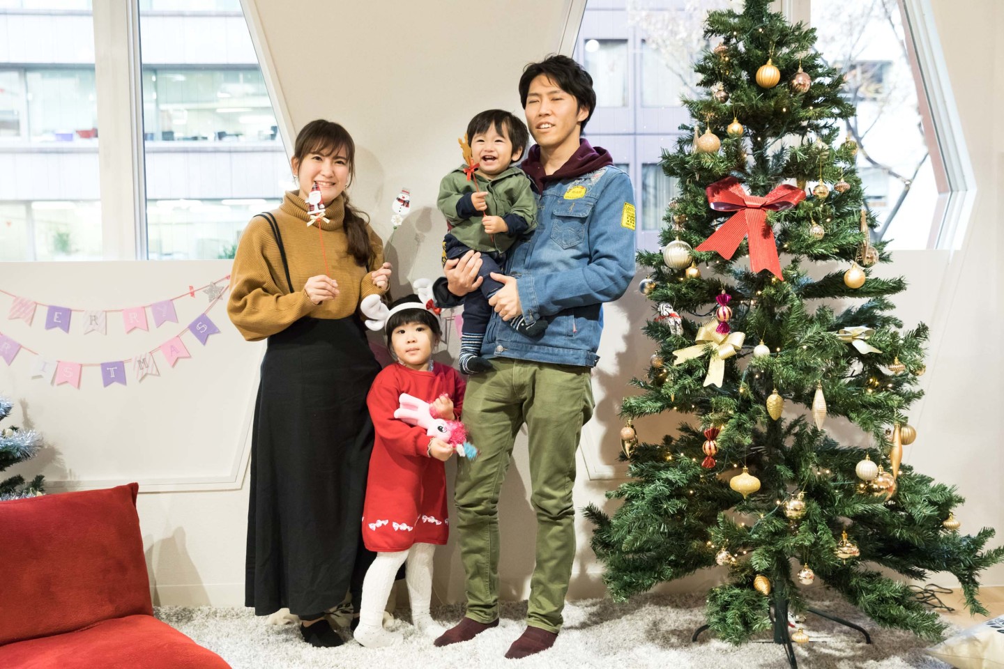 Koji Takayanagiの出張撮影したクリスマスのキッズ写真 (エミリィ)