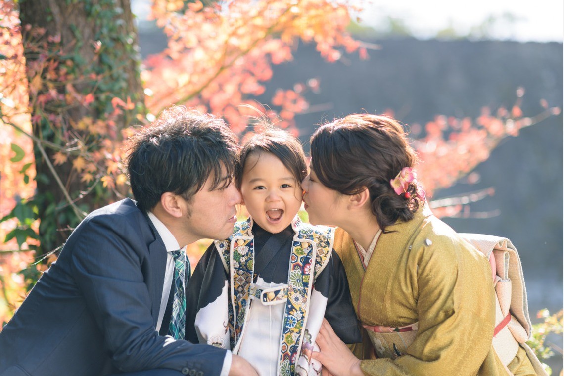 七五三家族写真のアイデア（エミリィの出張撮影）