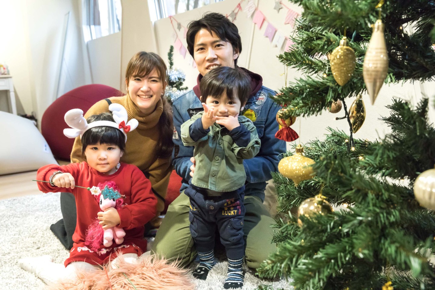 Koji Takayanagiの出張撮影したクリスマスのキッズ写真 (エミリィ)