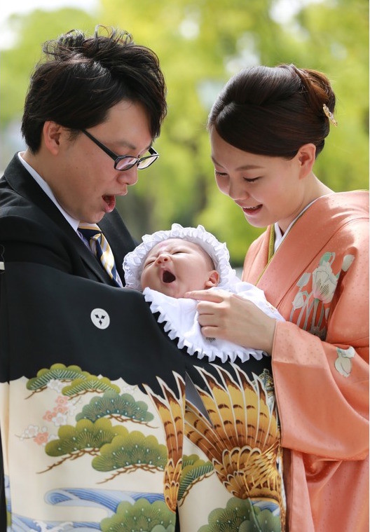 お宮参りフォトのアイデア(出張撮影))