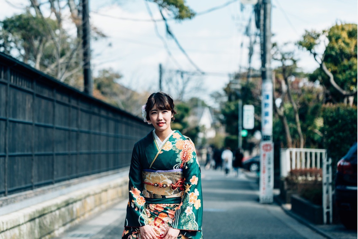 遥南 碧が出張撮影した美しい成人式写真(エミリィ)